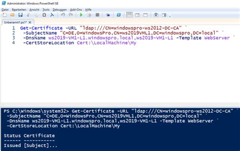 powershell x509store get certs